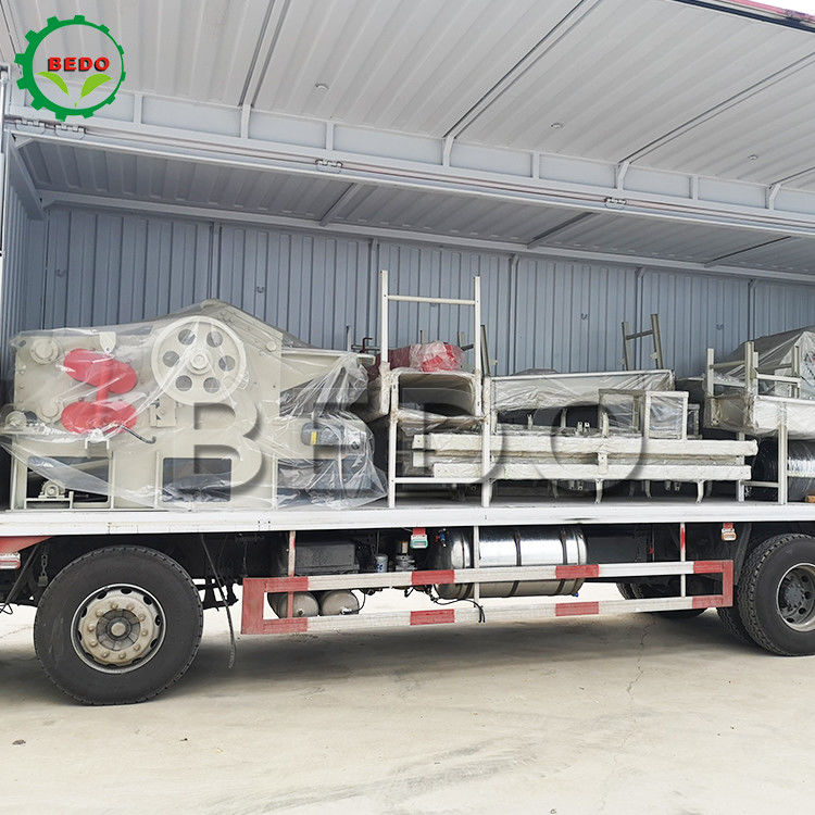 Palm EFB Empty Fruit Bunch Shredder Wood Chipper Machine Дизельный двигатель мощностью 110 кВт для электростанции биомассы