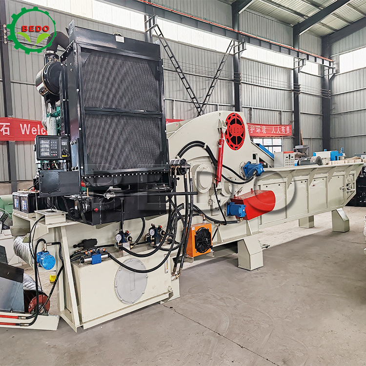 2pcs Disc Wood Chipper Machine for Wood Chipping As Customer's Request