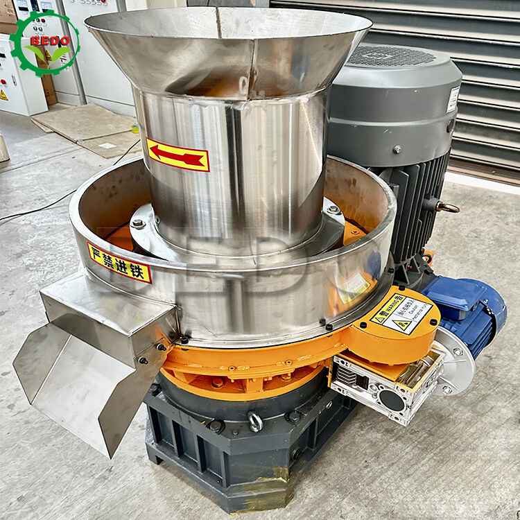 Высокоэффективный станок для производства древесных пеллет с матрицей из нержавеющей стали и производительностью 500 кг/ч для производства биотопливных пеллет