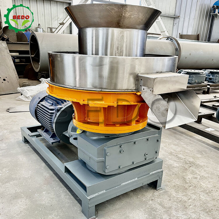 Деревопеллетный станок производительностью 500 кг/ч с матрицей из нержавеющей стали и подшипниками NSK для высокоэффективного производства пеллет