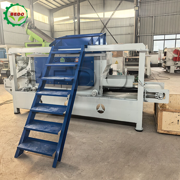 Машина для резки древесины диаметром 125 мм с пропускной способностью 400-500 кг/час и автоматической работой