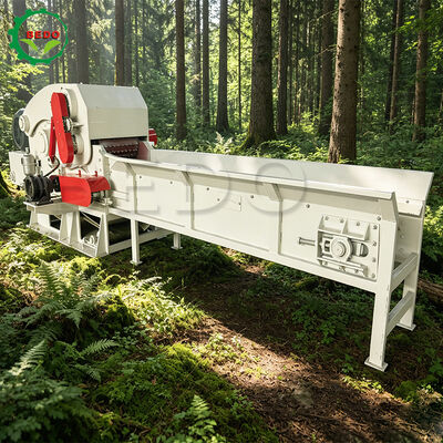 Кокосовая капуста Биомасса шредер 75KW Электрический для Индонезии Кокосового волокна и растущего производства СМИ