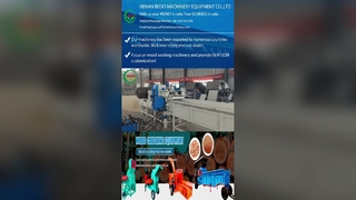 Промышленная машина для производства древесных опилок высокой производительности с электродвигателем